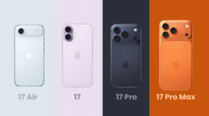 Iphone 17 Air, 17, 17 Pro, 17 Pro mAX